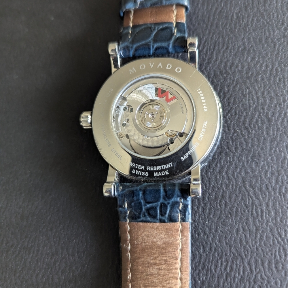 Movado Black and Silver World Time Watch - Picture 11 of 14